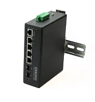 Промышленный PoE коммутатор Gigabit Ethernet OSNOVO SW-80402-IL(port 90W,360W) Промышленный управляемый (L2+) PoE коммутатор Gigabit Ethernet на 6 портов. Порты: 4 x GE (10/100/1000Base-T) с PoE (до 90W) + 2 x GE SFP (1000Base-T). Уровень управл