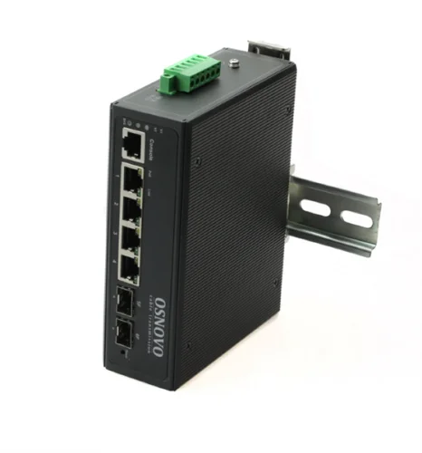 Промышленный PoE коммутатор Gigabit Ethernet OSNOVO SW-80402-IL(port 90W,360W) Промышленный управляемый (L2+) PoE коммутатор Gigabit Ethernet на 6 портов. Порты: 4 x GE (10/100/1000Base-T) с PoE (до 90W) + 2 x GE SFP (1000Base-T). Уровень управл