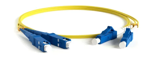 FC-D2-9-LC/ UR-SC/ UR-H-1M-LSZH-YL Патч-корд волоконно-оптический (шнур) SM 9/ 125 (OS2), LC/ UPC-SC/ UPC, 2.0 мм, duplex, LSZH, 1 м (FC-D2-9-LC/UR-SC/UR-H-1M-LSZH-YL)