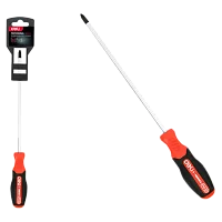 Крестовая DL3460 PH2x100мм сталь S2, матовый стержень, двухкомпонентная прорезиненная рукоять