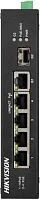 Коммутатор Hikvision DS-3T1306P-SI/HS 1SFP 3PoE 1PoE+ 1PoE++ 60W неуправляемый