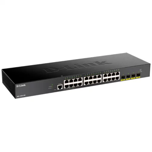 Коммутатор/ DGS-1250-28X Smart L2 Switch 24x1000Base-T, 4х10GBase-X SFP+, CLI, RJ45 Console (DGS-1250-28X/A1A) фото 2
