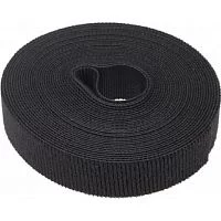 REXANT (07-7526) Лента-липучка многоразовая 5 м х 20 мм, черная (1 шт/ уп)