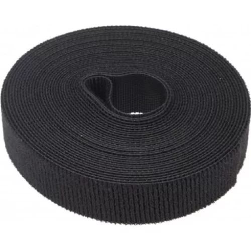 REXANT (07-7526) Лента-липучка многоразовая 5 м х 20 мм, черная (1 шт/ уп)