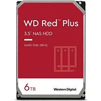 Жесткий диск HDD 6TB Western Digital NAS Red Plus 3.5" SATA-III 5640rpm 128Mb (WD60EFZX)