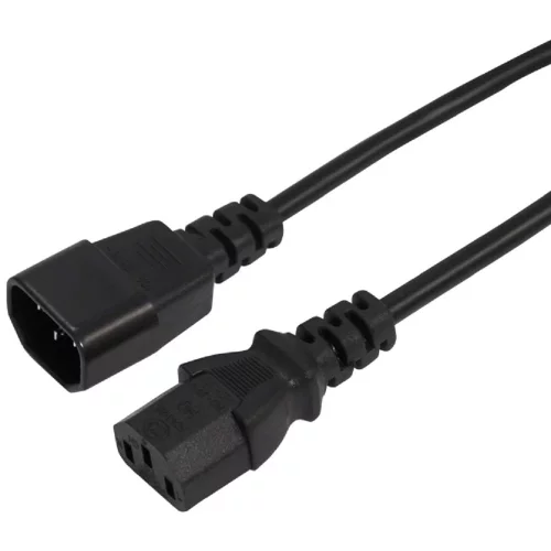 Rexant (04-2721) Шнур сетевой IEC 320 C13 – IEC 320 C14 3x0,75мм?, длина 0,6м