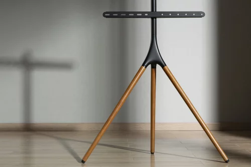 Подставка для телевизора Cactus CS-ST1246BKWN черный/орех 45-65 макс.32кг напольный фото 13