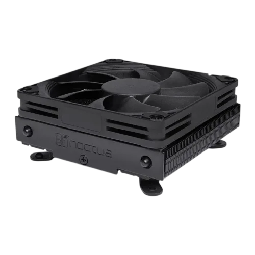 Кулер для процессора/ CPU Cooler Noctua NH-L9i chromax.black (59W, 4-pin PWM, 37mm, Al/Cu, 2x6mm, 1x92x92x14mm, 33.84CFM, 23.6dBA, 2500RPM, S: 1200/115x, Black)