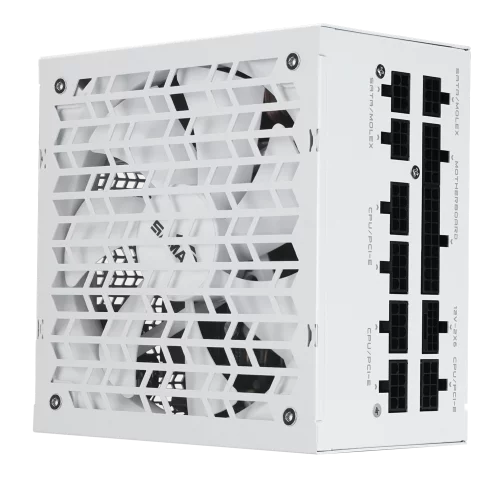 Блоки питания/ Power Supply SAMA G850 White (HAT-850yzB1G), 850W 80+ Gold (ATX, 3.1, PCIe 5.0, Full modular, 1x24(20+4)pin mesh 550mm, 2xCPU 8(4+4)pin 700mm, 2xPCIe*2 8(6+2)pin 550+150mm, 1x12VHPWR PC (G0850-WHGFF001-EU)
