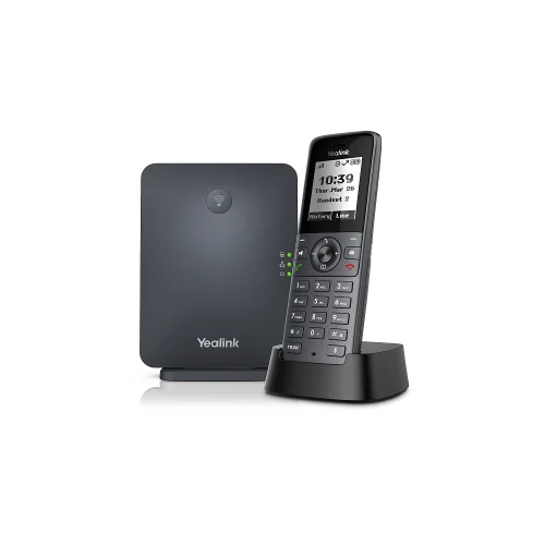 База W70B+трубка W71H до 10 SIP-аккаунтов, до 10 трубок на базу, до 20 вызовов, шт YEALINK (W71P) (W71P#SFT)