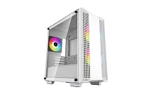 корпус Deepcool CC360 WH ARGB без БП, боковое окно (закаленное стекло), белый, mATX (R-CC360-WHAPM3-G-1)