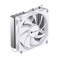Кулер для процессора/ CPU Cooler JONSBO HP-400S (160W, 4-pin PWM, 36.7mm, Al/ Cu, 4x6mm, 1x90mm, 38.18CFM, 34.0dBA, 2800RPM, S: 1700/ 1200/ 115X, AM4/ AM5 White) (HP-400S WHITE)