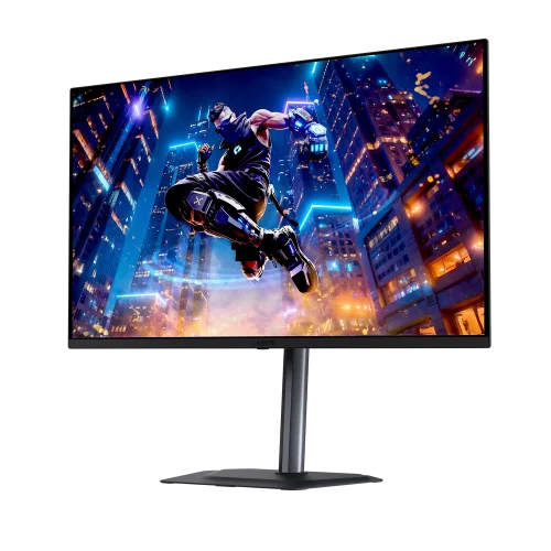 Монитор 31.5 Gigabyte MO32U2 EK Black (31,5 QD-OLED, 3840 x 2160, 240Hz, 2xHDMI 2.1, DP 1.4, 3xUSB 3.2, USB Type-C (18Вт), 0,03 ms,178°/ 178°, 250 нит (типичная), 1000 нит (пиковая), 1,5 М:1, Pivot) (20VM0-MO32U2BT-1EKR) фото 2