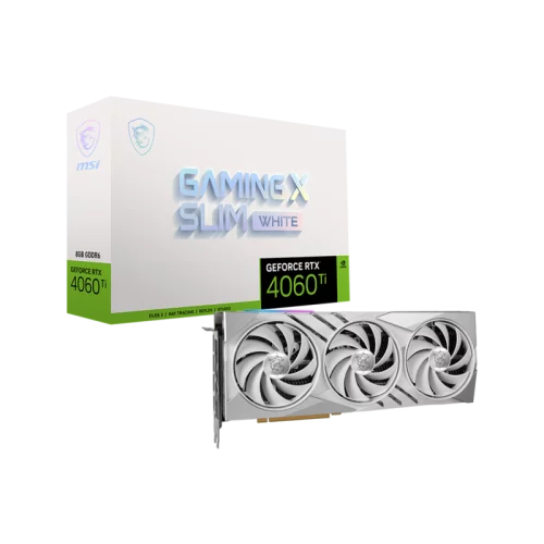 Видеокарта/ GeForce RTX 4060 Ti GAMING SLIM WHITE 8G