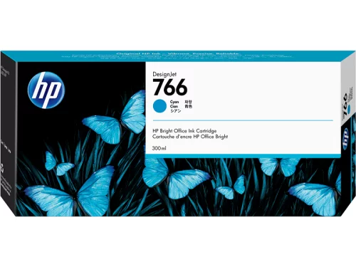 Картридж/ HP 766 300-ml Cyan InkCrtg (P2V89A)