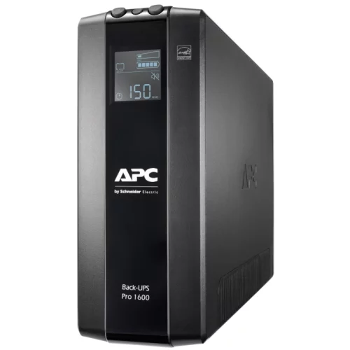 ИБП APC Back-UPS Pro BR 1600VA/960W (BR1600MI) (BR1600MI) ИБП APC Back-UPS Pro BR 1600VA/960W, 8x C13, AVR, LCD, Base-T, USB, PCh (BR1600MI)