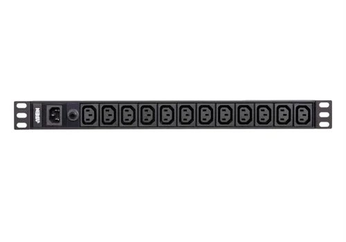 Блок распределения питания ATEN 10A 12-outlets Basic 1U PDU with surge protection (PE0112G-AT-G)