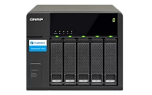 Полка расширения сетевого хранилища без дисков/ channel QNAP TX-500P Expansion unit with 2xThunderbolt 2 interface, 5-tray w/o HDD. W/o Thunderbolt cables.