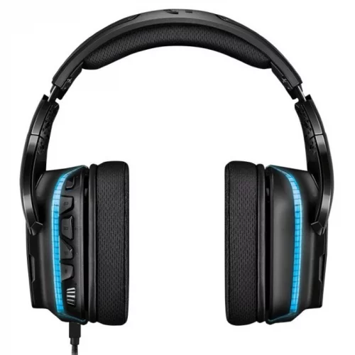 Гарнитура игровая Logitech Headset G635 Wired, Stereo 7.1, LIGHTSYNC, USB, Mini jack 3.5 mm, Black (981-000750) фото 3