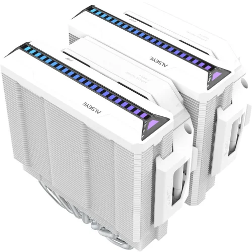 Кулер ALSEYE W700-W 134*148*159mm, 1000-2200RPM, 33.18-86.2CFM, 0-35.3dBA, 12V, 0.02-0.3A, Dual Ball (AS.01.08.0016) фото 6