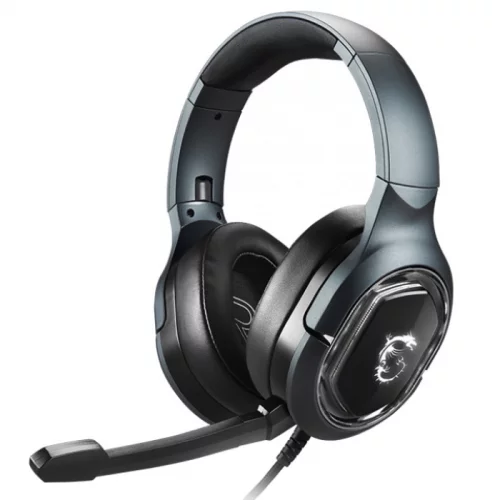Гарнитура MSI GAMING IMMERSE GH50 Wired, Mystic Light, USB, 2.2 m, Black (IMMERSE GH50 GAMING)