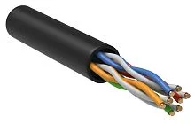 Кабель информационный ITK GENERICA BC3-C5E04-139-305-G кат.5E U/ UTP 4X2X24AWG LDPE внешний 305м черный