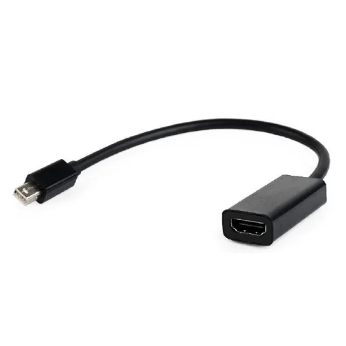Cablexpert Переходник miniDisplayPort - HDMI, 20M/ 19F, кабель 15см, черный, пакет (A-mDPM-HDMIF-02) фото 2