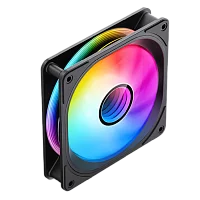 Кулер для корпуса/ Case Cooler JONSBO FR-606BR Reverse (120x120x25mm, 4-pin PWM, ARGB, 35.99CFM, 26.5dBA, 1500RPM, Black)