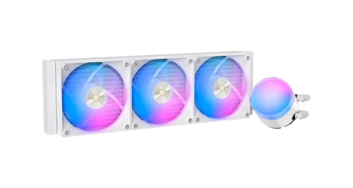 Система водяного охлаждения Ocypus Delta L36 WH ARGB V2, 360mm, ARGB Pump, 3x120mm ARGB fans, LGA115X/1200/1700/18XX, AM4/AM5