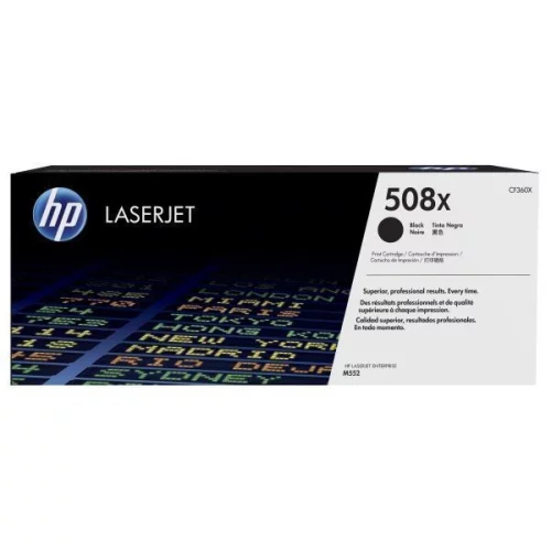 Тонер-картридж/ HP 508X High Yield Black Original LaserJet Toner Cartridge (CF360X)
