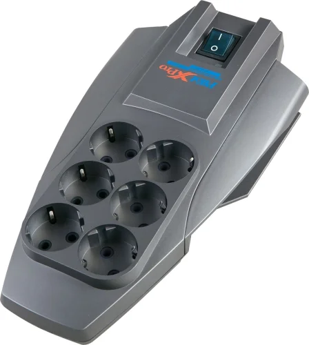 Сетевой фильтр Pilot X-Pro 3м (6 розеток) серый (коробка) (053) (053#!!!)