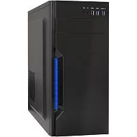 Exegate EX283079RUS Корпус Miditower ExeGate XP-333U Black, ATX, , 1*USB+2*USB3.0, Audio