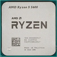 Процессор/ CPU AM4 AMD Ryzen 5 5600 (6C/12T, 3.5/4.4GHz, 32MB, 65W) OEM (100-000000927)