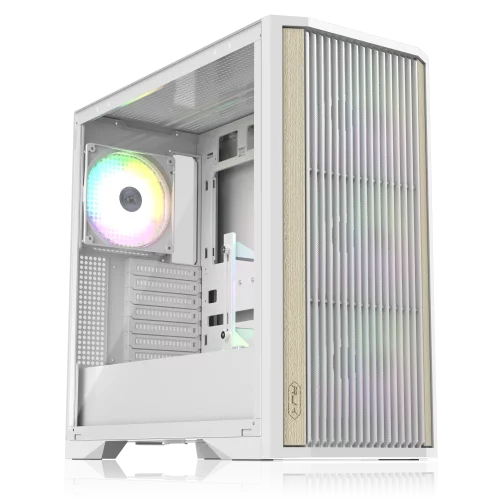 Корпус без блока питания/ Case Raijintek AGOS MAX-MS4, Midi-Tower, TG, 4x140mm ARGB, 2xUSB 3.0 + 1xUSB Type-C, E-ATX, ATX, mATX, mITX White (0R20B00262)