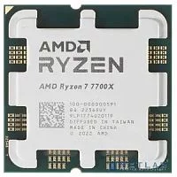 Процессор AMD Ryzen 7 7700X OEM <100-000000591> (AM5, 4.5GHz up to 5.4GHz/ 8Mb+32Mb, 8C/ 16T, 5nm, Raphael,105W, unlocked, Radeon 2200MHz)