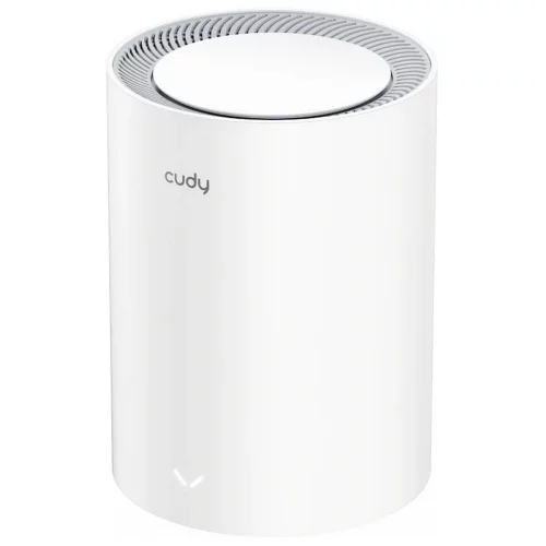 Маршрутизатор CUDY BE3600 Wi-Fi 7 Mesh Solution Gigabit Dual Band 1-Pack, Chipset Broadcom, 802.11be/ ax/ ac/ a/ b/ g/ n, 2882Mbps at 5GHz + 688Mbps at 2.4GHz, 3 x 10/ 100/ 1000Mbps Ports, Internal antennas, Zerotier/ PPTP/ (M3600(1-PACK))