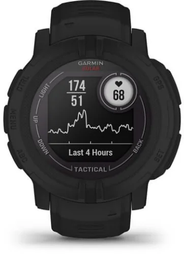 Смарт-часы Garmin Instinct 2 Solar 45мм 0.9 AMOLED корп.черный рем.черный (010-02627-03) фото 2