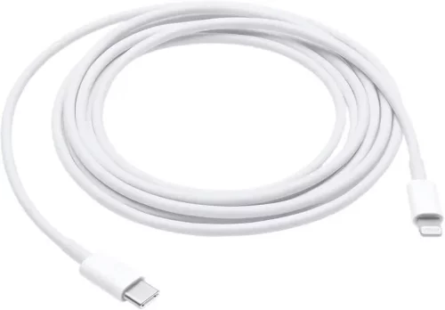 Кабель Apple MQGH2FE/ A USB Type-C (m)-Lightning (m) 2м белый (MQGH2FE/A)