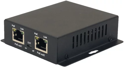 Удлинитель Ethernet+PoE / коммутатор OSNOVO SW-8030/D(90W) PoE Удлинитель/Коммутатор Gigabit Ethernet на 3 RJ45 порта. Порты: 1 х GE (10/100/1000 Base-T) с поддержкой BT PoE (до 90W), 1 х GE (10/100/1000 Base-T) с поддержкой PoE (до 30W)