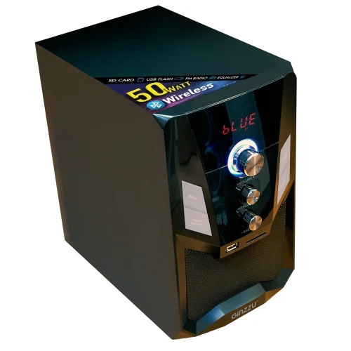 Ginzzu GM-415, Акустическая система 2.1, 50W/ BT/ USB/ SD/ FM/ ДУ фото 3
