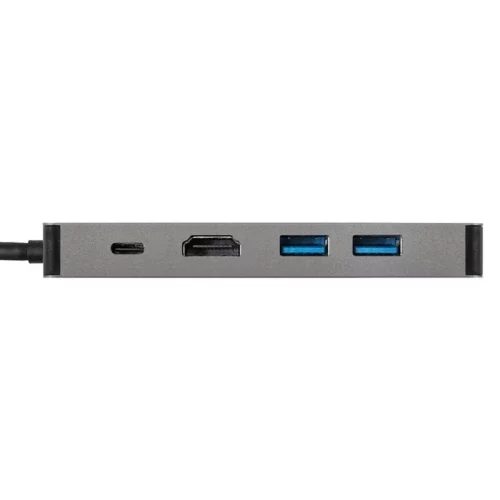 Exegate EX293982RUS Док-станция ExeGate DUB-21C/PD/HL (кабель-адаптер USB Type-C --] 2xUSB3.0 + PD 100W + HDMI 4K@60Hz + Lan RJ45 10/100/1000Mb, Plug&Play, серая) фото 3
