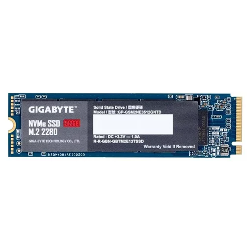 Твердотельный накопитель SSD Gigabyte M.2 2280 512GB PCI-Express 3.0 x4, NVMe 1.3 (G3NVME512G) фото 2
