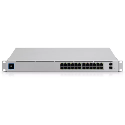 Коммутатор/ 24-port, Layer 3 switch supporting 10G SFP+ connections with fanless cooling (USW-PRO-24-EU) фото 2