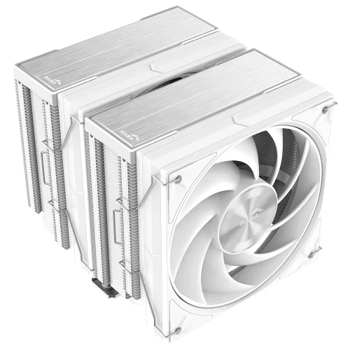 Кулер для процессора/ CPU Cooler SAMA A60W (265W, 4-pin PWM, 156.5mm, 6x6mm, 2x120mm, 78CFM, 29dBA, 2200RPM, S: 1851/ 1700/ 1200/ 115X, AM5/ AM4, white) (A60-WHWNNXOX-G) фото 2