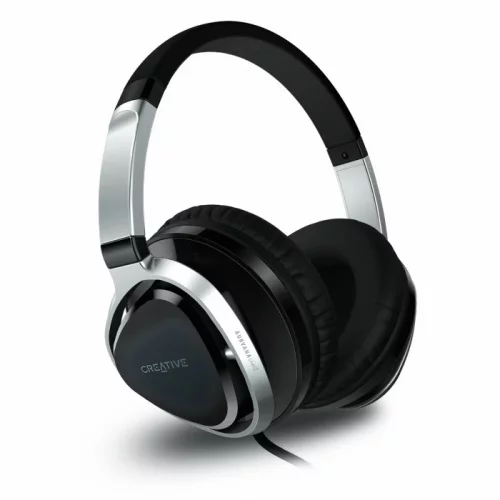 Гарнитура Creative Aurvana Live!2 Wired, Stereo, Mini jack 3.5 mm, 1.2m, Black/silver (51EF0660AA001)