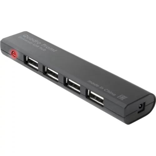 Defender#1 Универсальный USB разветвитель Quadro Promt USB 2.0, 4 порта (83200)