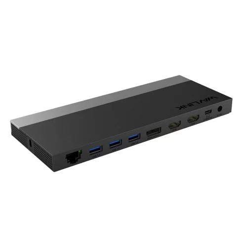 Док-станция WAVLINK USB-C GEN2 4K Universal / 100W PowerDelivery/ 4xUSB3.0/ 1xUSB C/ 1xDP 4K 60HZ/ 2xHDMI 4K 60HZ/ 1xGigabit LAN/ 1xAudio In/ Out/ 1xSD/ Micro SD CardReader (WL-UMD05 PRO)
