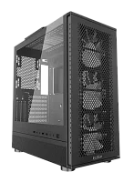 Корпус без блока питания/ Case PCCooler ME200 MESH BK, Midi-Tower, TG, Mesh, 3x120mm ARGB, 1xUSB-A 3.0 + 2xUSB-A 2.0, E-ATX, ATX, mATX, mITX Black