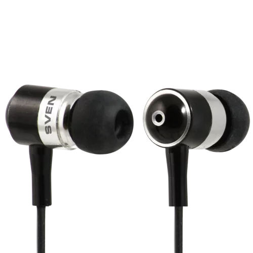 Внутриканальные наушники SVEN E-10 BK (L-образный разъём, алюминий) (SV-020996)