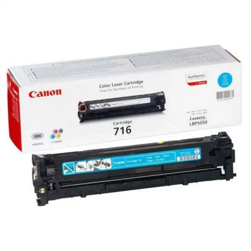 Тонер Картридж Canon 716C, голубой, 1500 страниц, для LBP5050/ 5050N (1979B002)